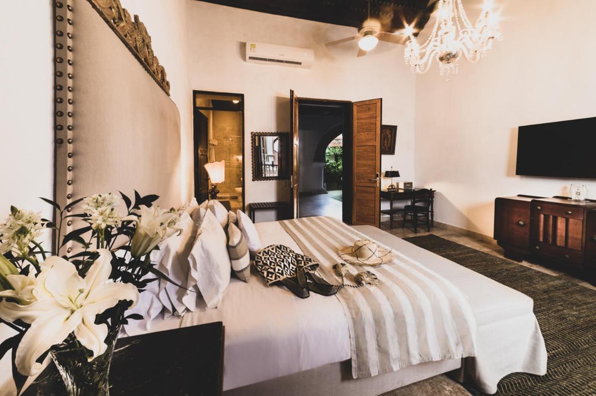 Hotel Boutique Casa Del Arzobispado Cartagena ภายนอก รูปภาพ